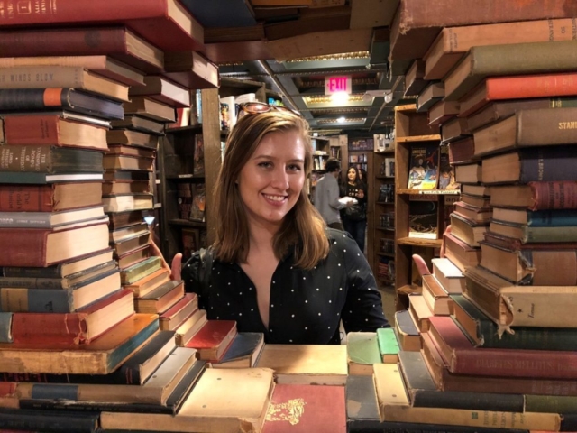 At The Last Bookstore in Downtown Los Angeles
